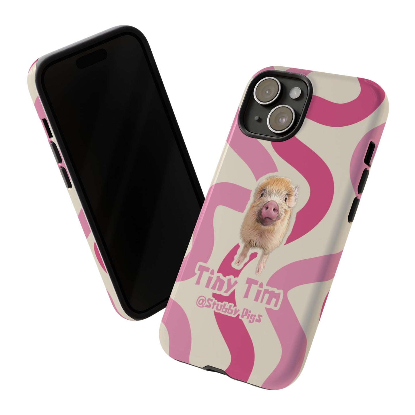 Tiny Tim Stubby Pigs iPhone 15 Case π€³π·