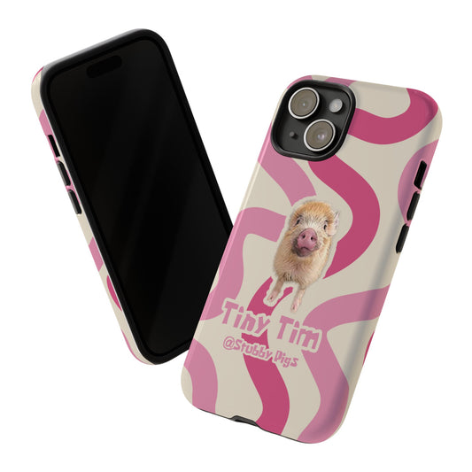 Tiny Tim Stubby Pigs iPhone 15 Case 🤳🐷